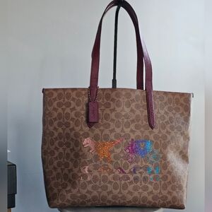 Coach Signature Rexy Tote NWOT